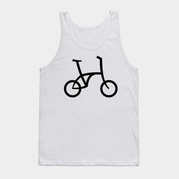 Fold Up Bike Tank Top by Radradrad